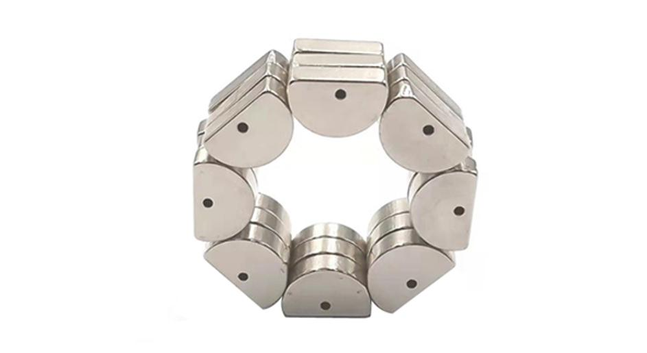 Custom high-precision Industrial applications, high-performance, heat tolerance, and high thermal grade compact nickel-coated countersank round NdFeB disc magnet