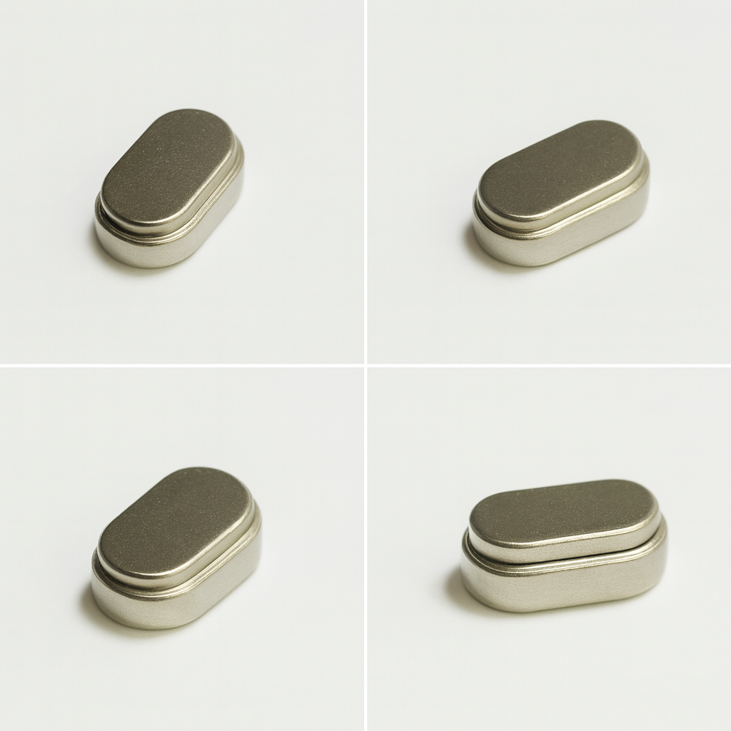 precision tolerance automotive use heat resistant Small oval-shaped permanent magnets