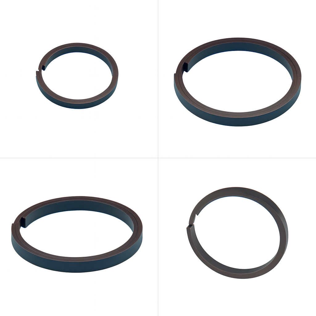 High torque output Motor Black epoxy coated compact ring shaped neodymium rare earth magnet