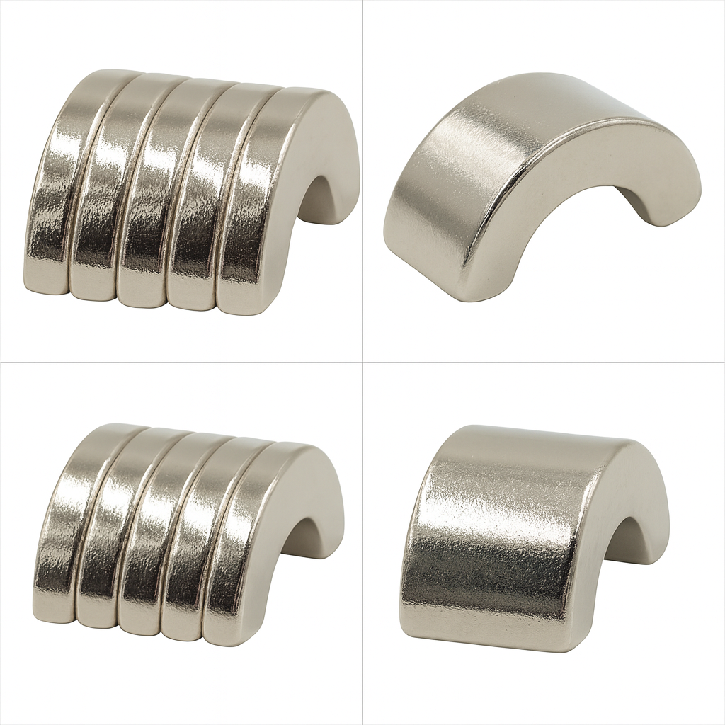 corrosion resistant multipole design Curved shaped strong motor rare earth ndfeb magnets