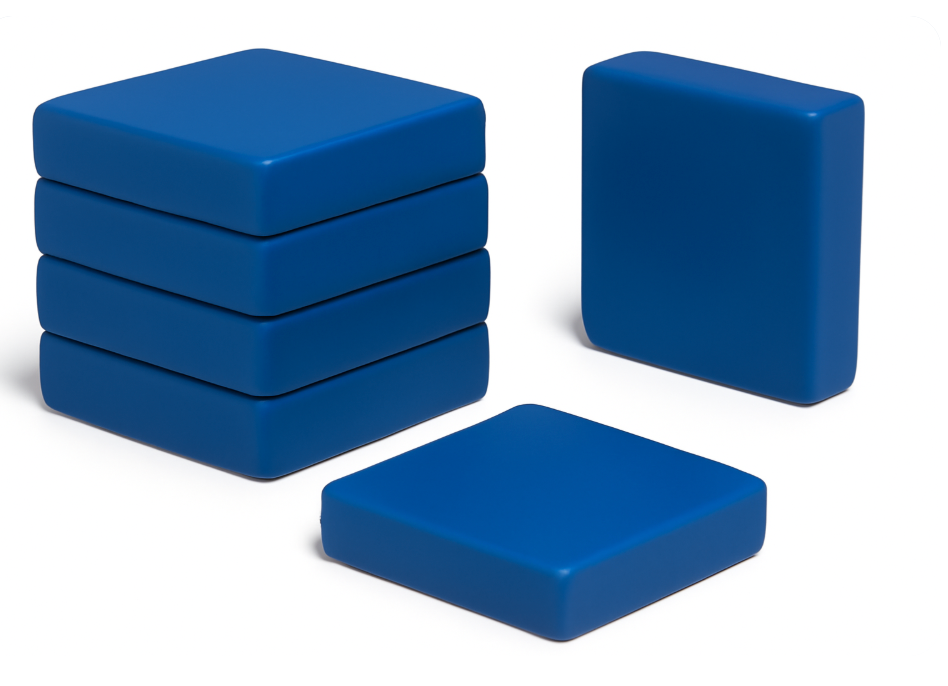 High adhesive force Blue epxoy coated bar-shaped  neodymium magnets