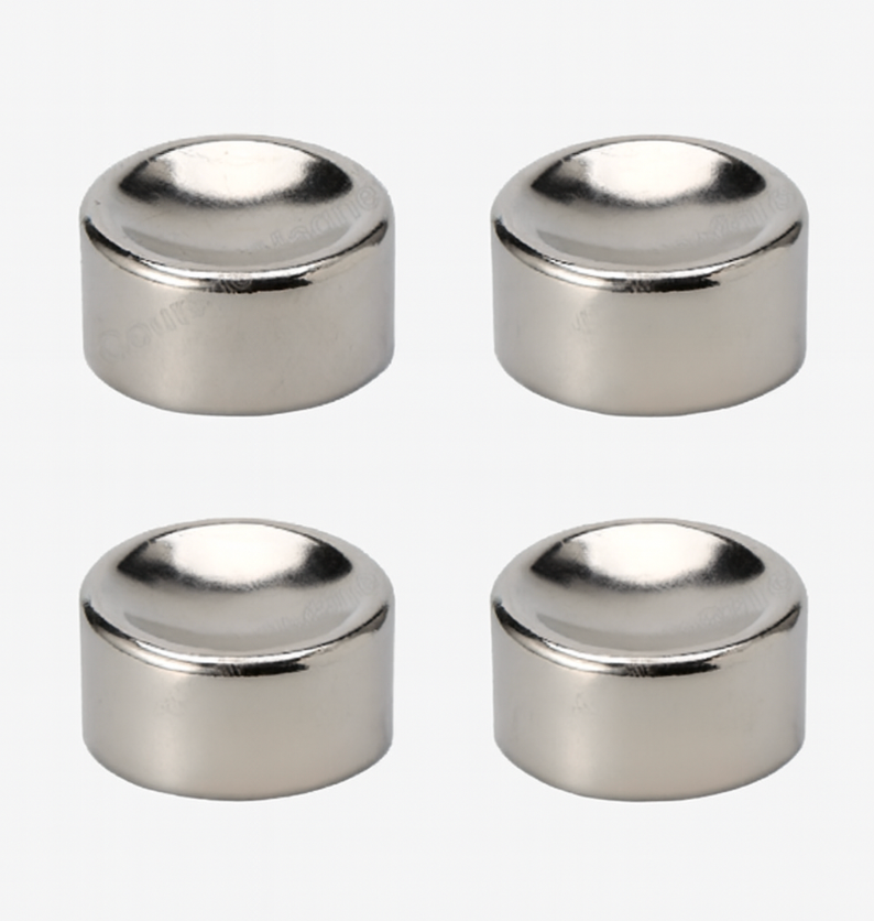 High coercive force  Triple coated concave disc permanent magnets