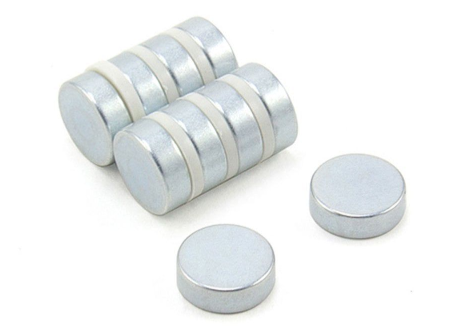 Customised high precision tolerance high thermal grade high torque zinc‑coated round NdFeB disc magnet