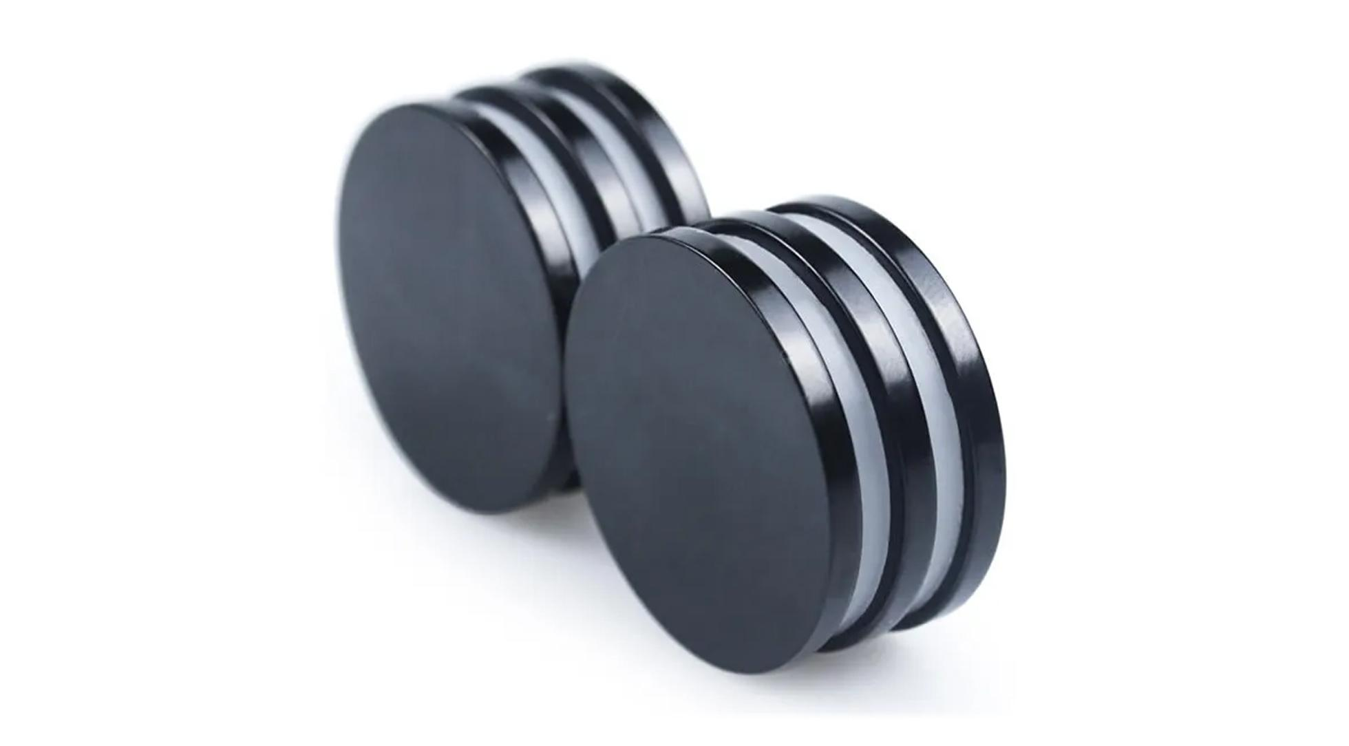Precision-engineered Industrial applications high performance heat tolerance, high thermal grade, with high torque, compact epoxy-coated round NdFeB disc magnet