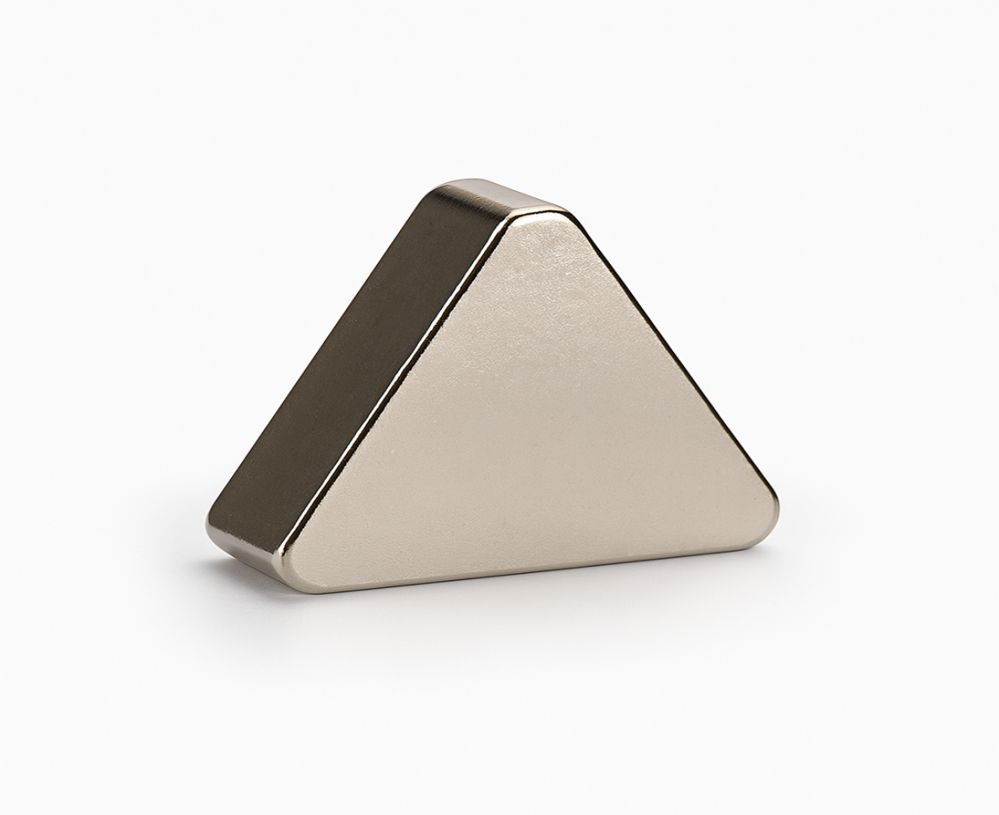 Triangle Edge High Precision Custom Shaped NdFeB Magnet N35-N52