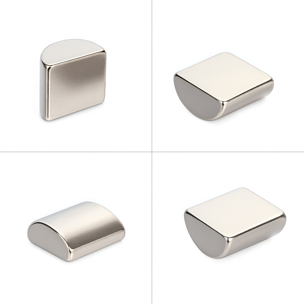 Custom High - efficiency semi-circular rare earth magnet