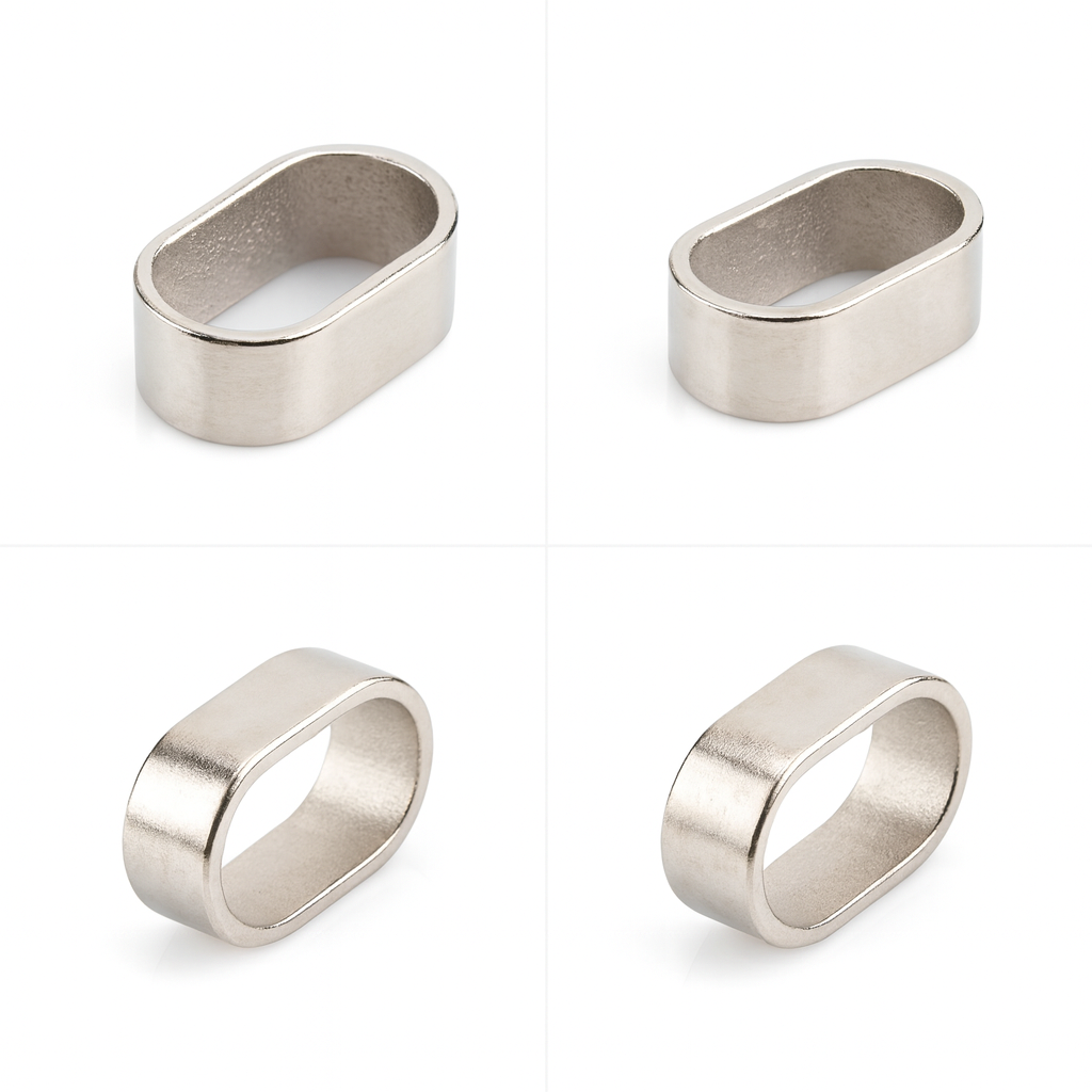 Exceptional magnetic energy Oval-shaped magnet