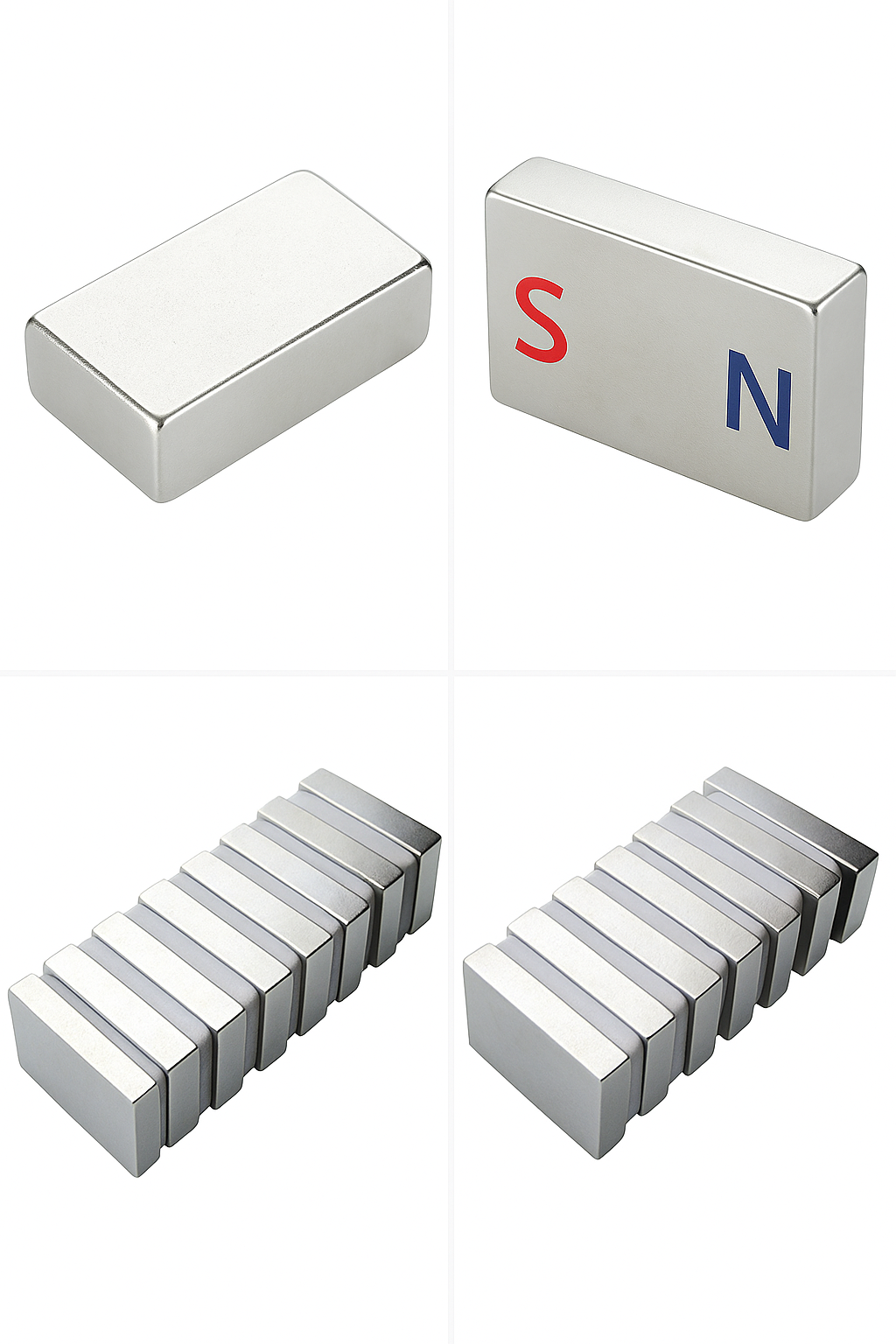 superior surface contact strong flat rectangular shaped magnet