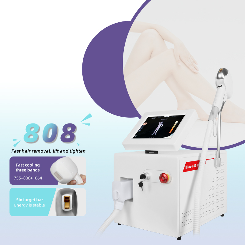 808nm Diode Laser Hair Removal Machine Compact Desktop Beauty Device