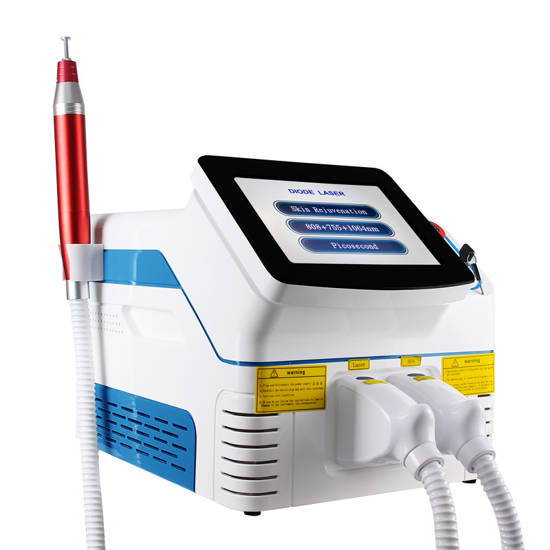 2 In 1 Diode Laser & Picosecond Hair Removal Machine 755/808/1064nm + 532/1320nm