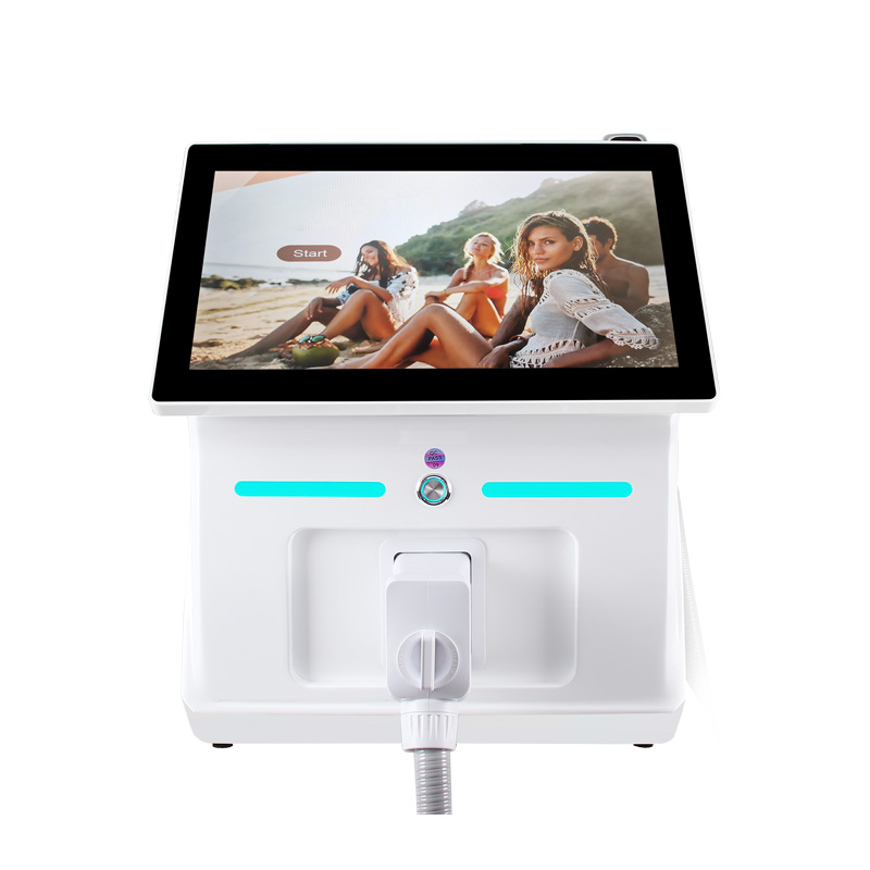 White Desktop Diode Laser Hair Removal Machine 755/808/1064nm Professional Device