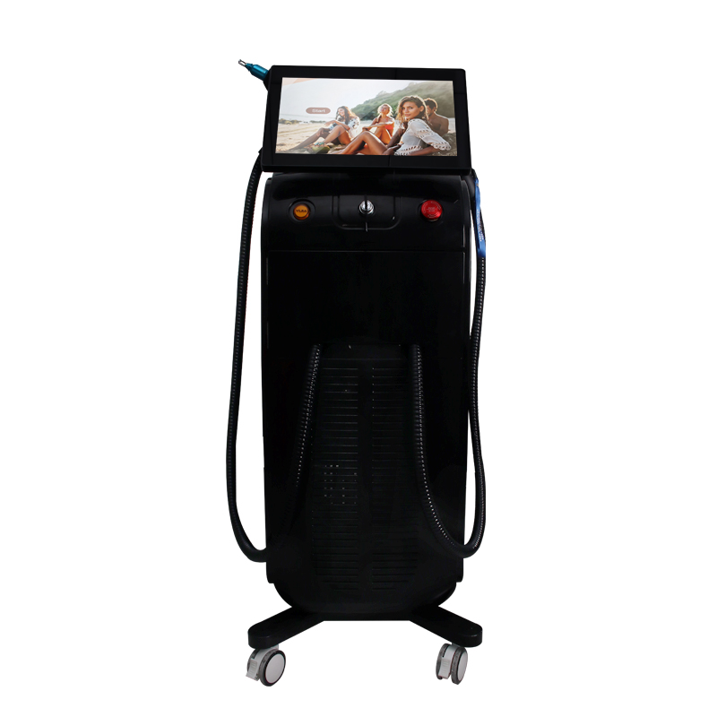 Vertical 2 In 1 Soprano Laser Machine 532/1064/1320nm Multifunction Beauty Device