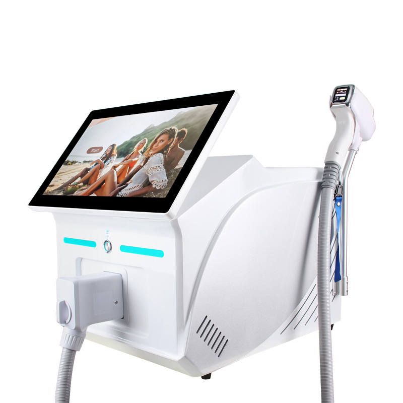 White Desktop Diode Laser Hair Removal Machine 755/808/1064nm Professional Device