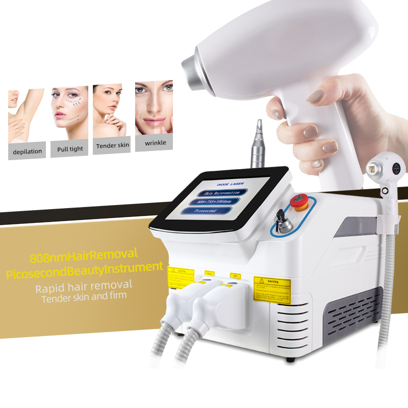 808nm Diode Laser Hair Removal & Picosecond Beauty Machine Desktop Device