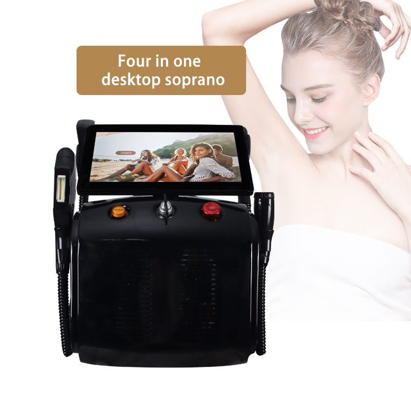4 In 1 Soprano Diode Laser Hair Removal Machine Desktop Multifunction Device