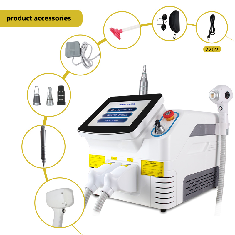 808nm Diode Laser Hair Removal & Picosecond Beauty Machine Desktop Device