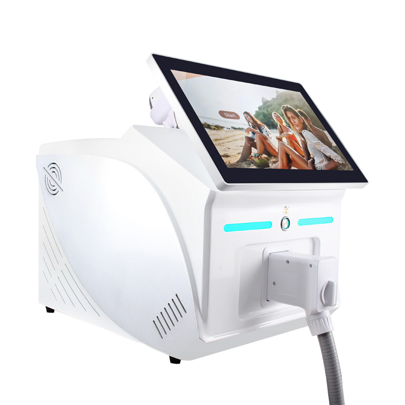 White Desktop Diode Laser Hair Removal Machine 755/808/1064nm Professional Device