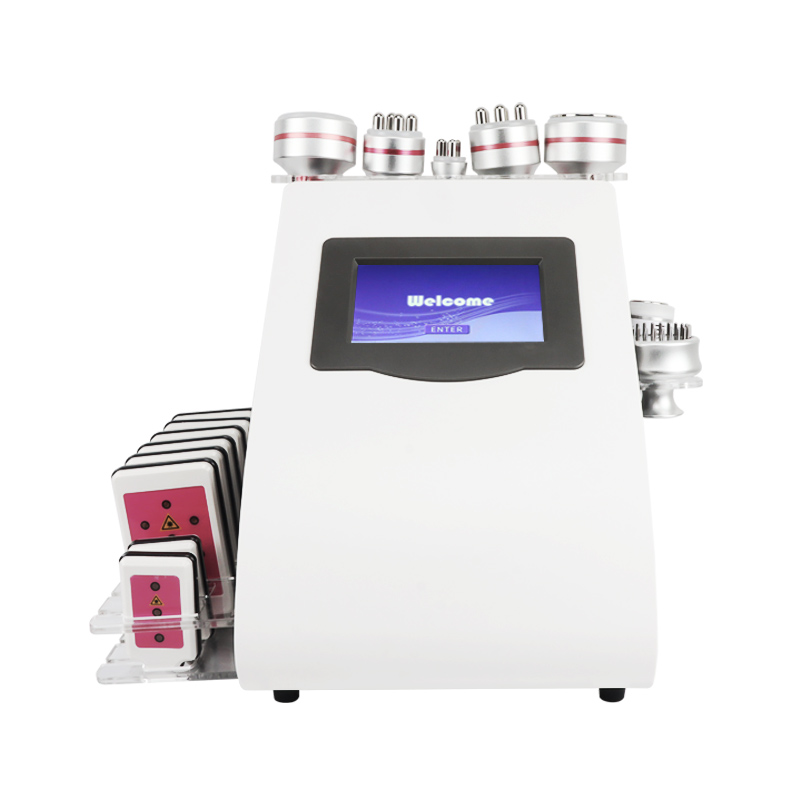 9-in-1 Pink Body Contouring Machine RF Cavitation Vacuum Slimming Device