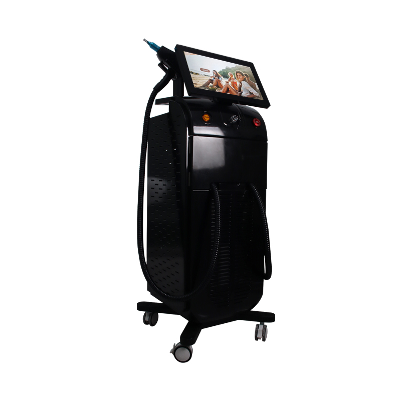 Vertical 2 In 1 Soprano Laser Machine 532/1064/1320nm Multifunction Beauty Device