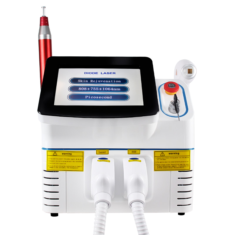 2 In 1 Diode Laser & Picosecond Hair Removal Machine 755/808/1064nm + 532/1320nm