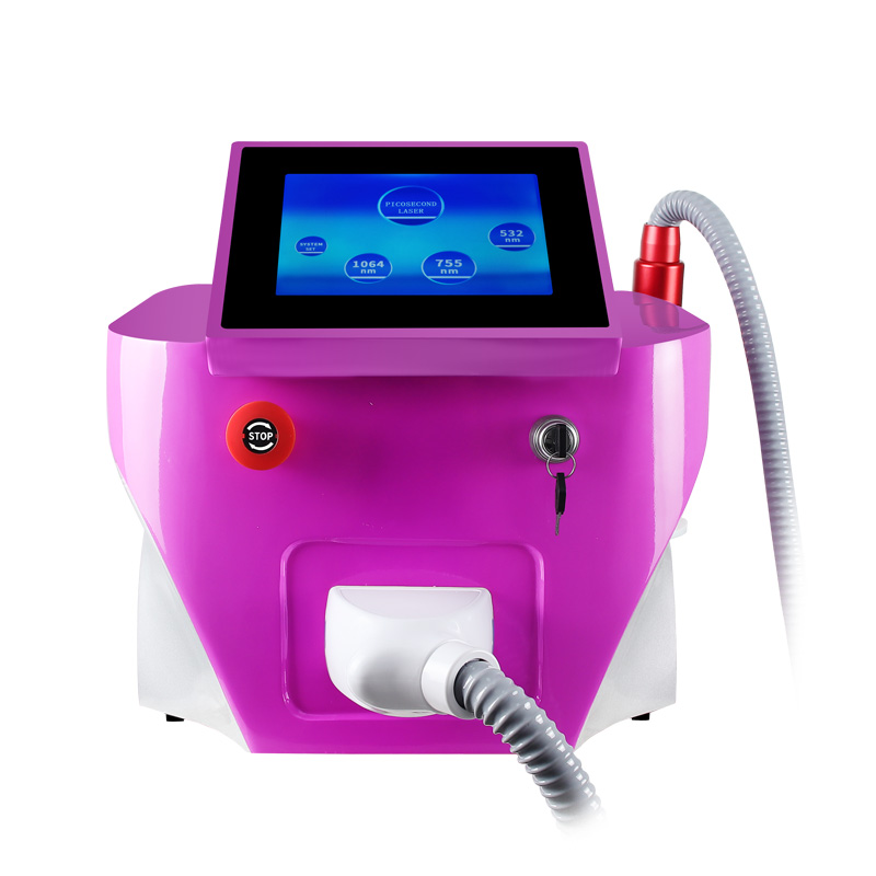 Pink Desktop Pico Laser Tattoo Removal Machine 532/1064/1320nm