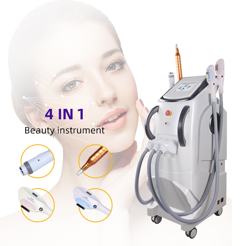4 in 1 Multifunction Beauty Machine Laser Hair Removal Skin Rejuvenation Device