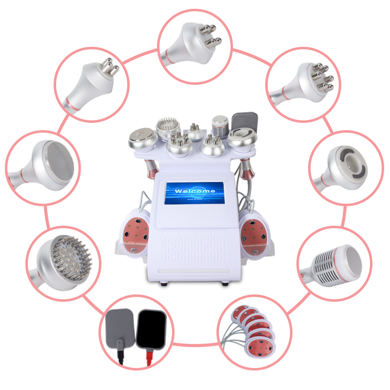 9-in-1 Body Shaping Machine RF Cavitation Vacuum Slimming Beauty Device