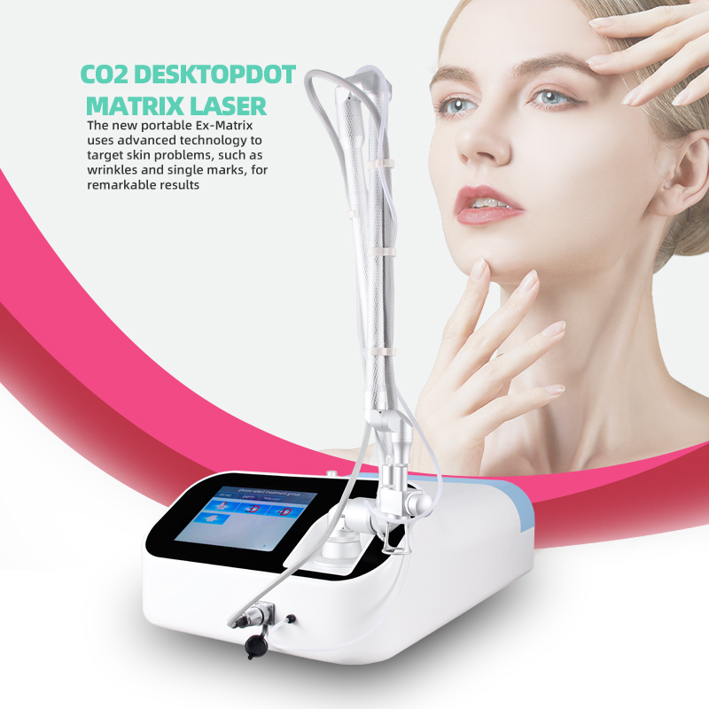 CO2 Fractional Laser Machine Desktop Dot Matrix Skin Resurfacing Device
