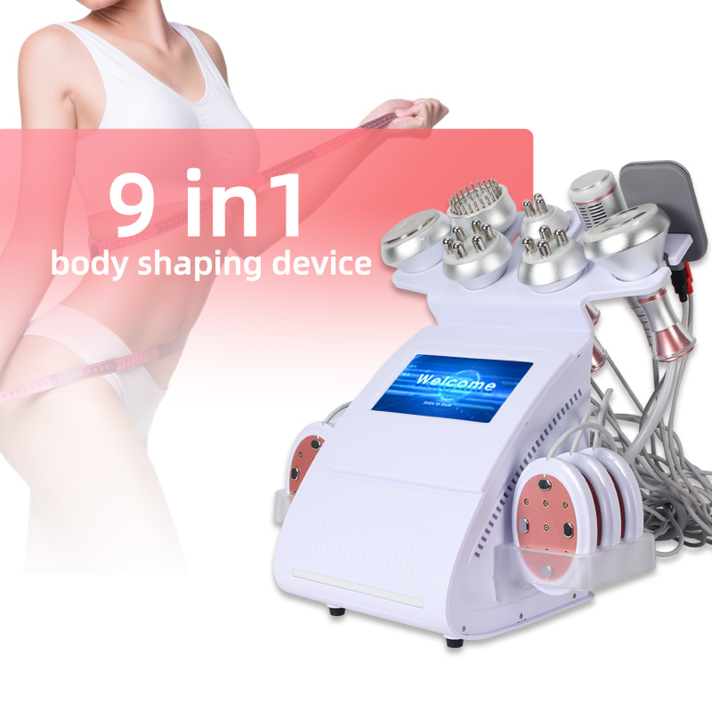 9-in-1 Body Shaping Machine RF Cavitation Vacuum Slimming Beauty Device