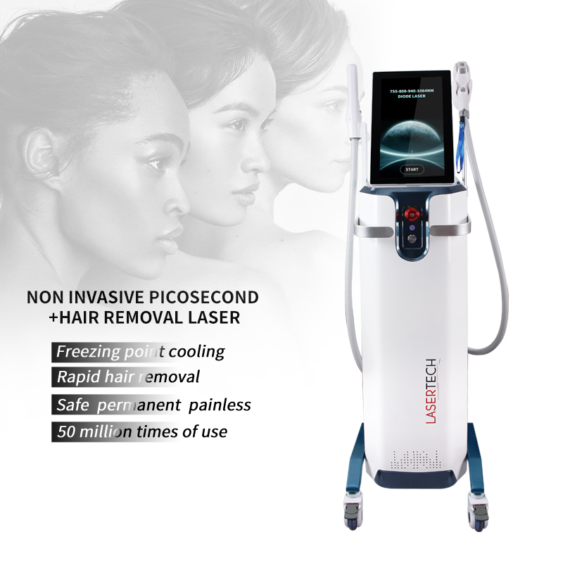Diode + Pico Laser Machine Hair Removal & Tattoo Removal System