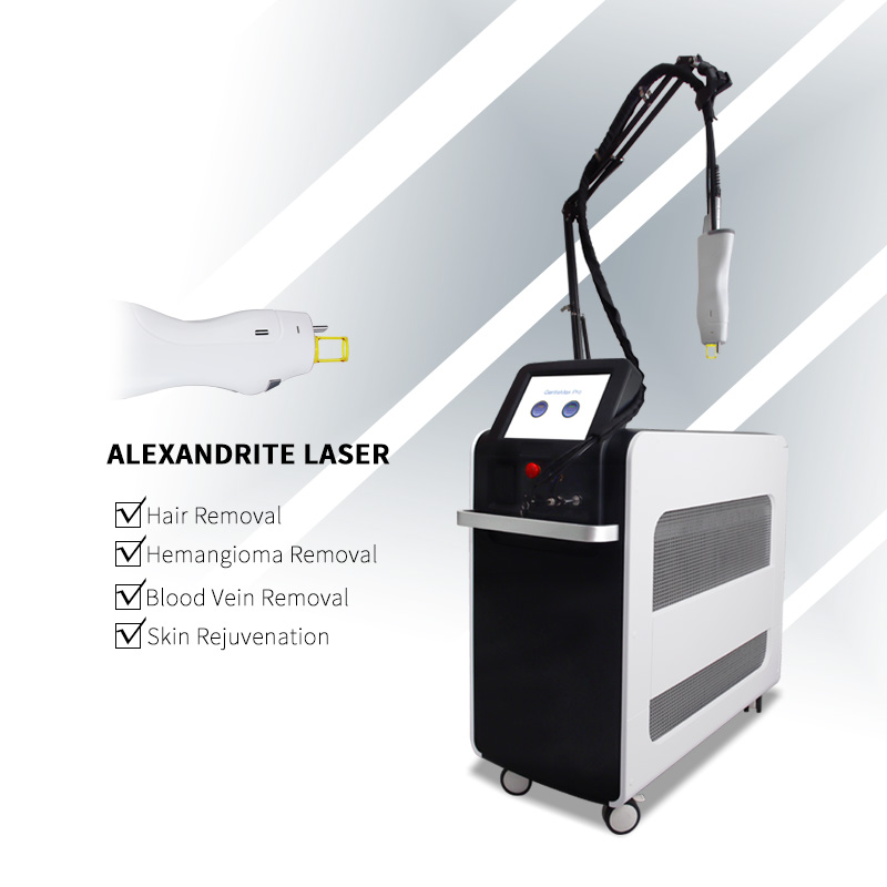 Alexandrite Laser Hair Removal Machine 755nm Professional Vertical Device