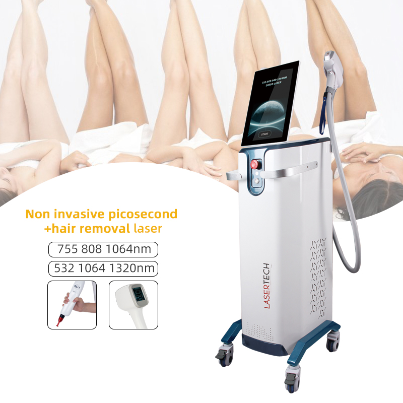 Diode + Pico Laser Machine Hair Removal & Tattoo Removal System