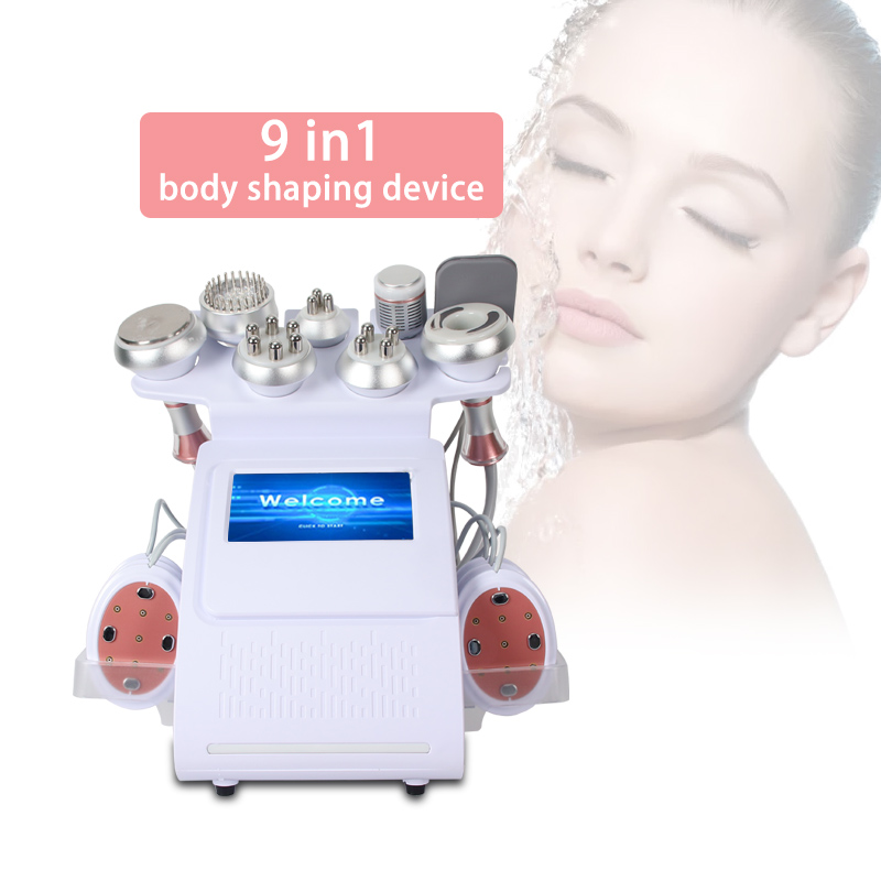 9-in-1 Body Shaping Machine RF Cavitation Vacuum Slimming Beauty Device