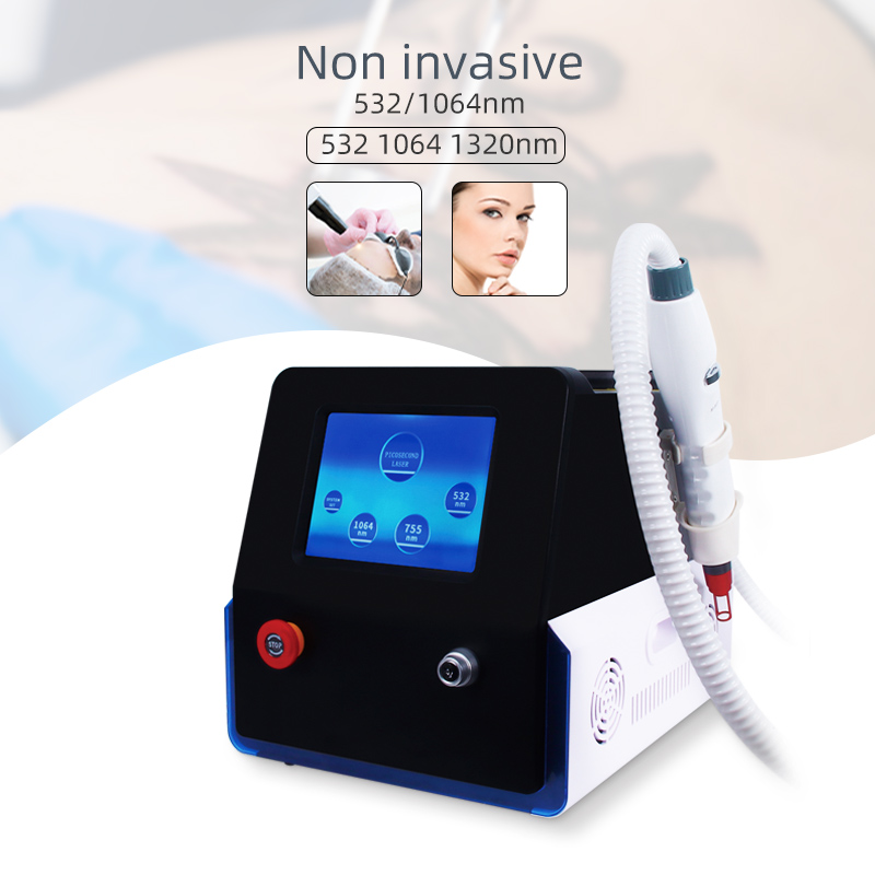 Non-Invasive Pico Laser Machine 532/1064/1320nm Tattoo Removal & Skin Rejuvenation Device