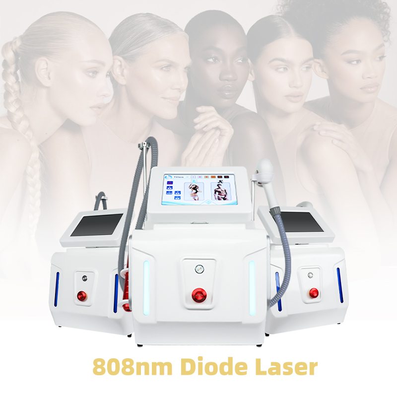 2 in 1 Diode Laser Hair Removal Machine Permanent Hair Removal Skin Rejuvenation Device