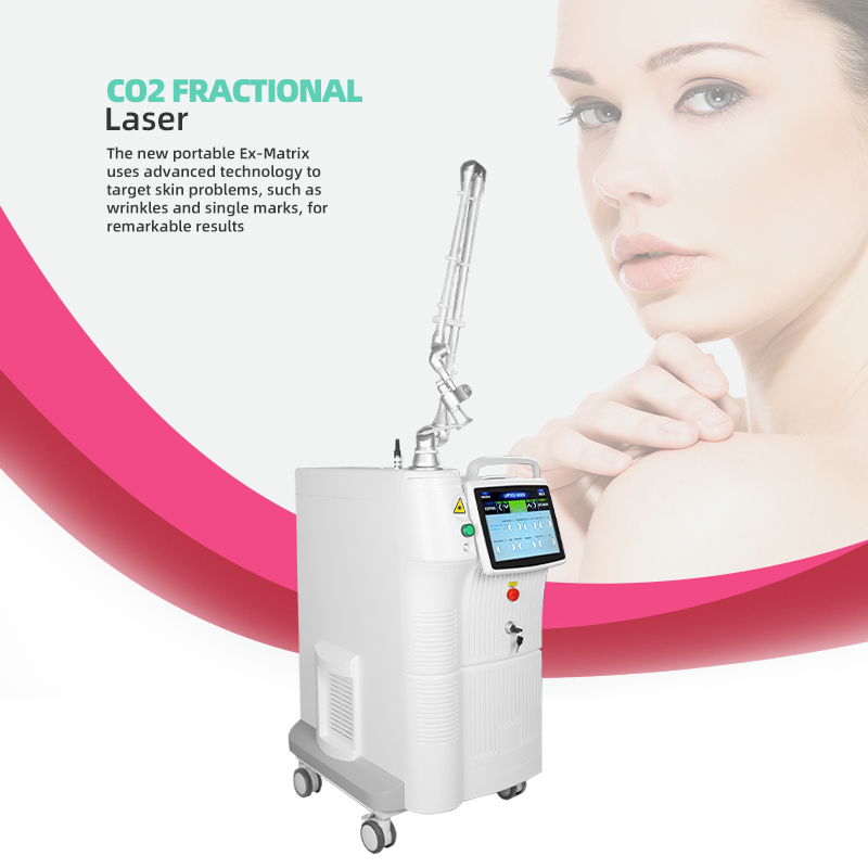 Portable CO2 Fractional Laser Skin Resurfacing Machine for Wrinkle Removal