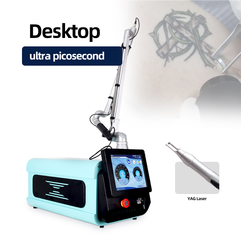 Desktop Ultra Picosecond Laser Tattoo Removal Machine YAG Laser Skin Rejuvenation Device