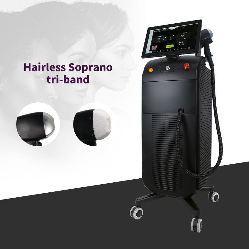 Soprano Ice Diode Laser Hair Removal Machine 755 808 1064nm Tri Band Device