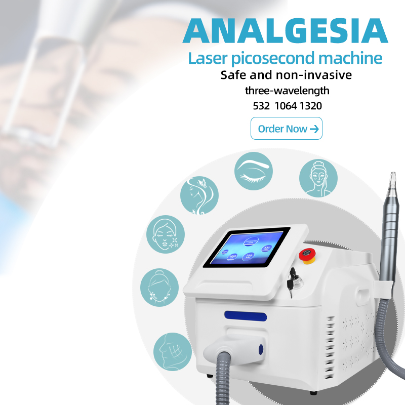 Picosecond Laser Machine 532 1064 1320nm Tattoo Removal Skin Rejuvenation Device