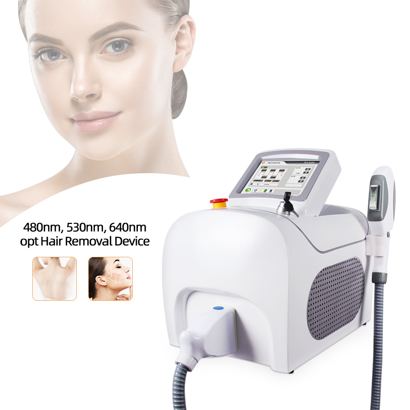 IPL Hair Removal Machine 480/530/640nm OPT SHR Skin Rejuvenation Device