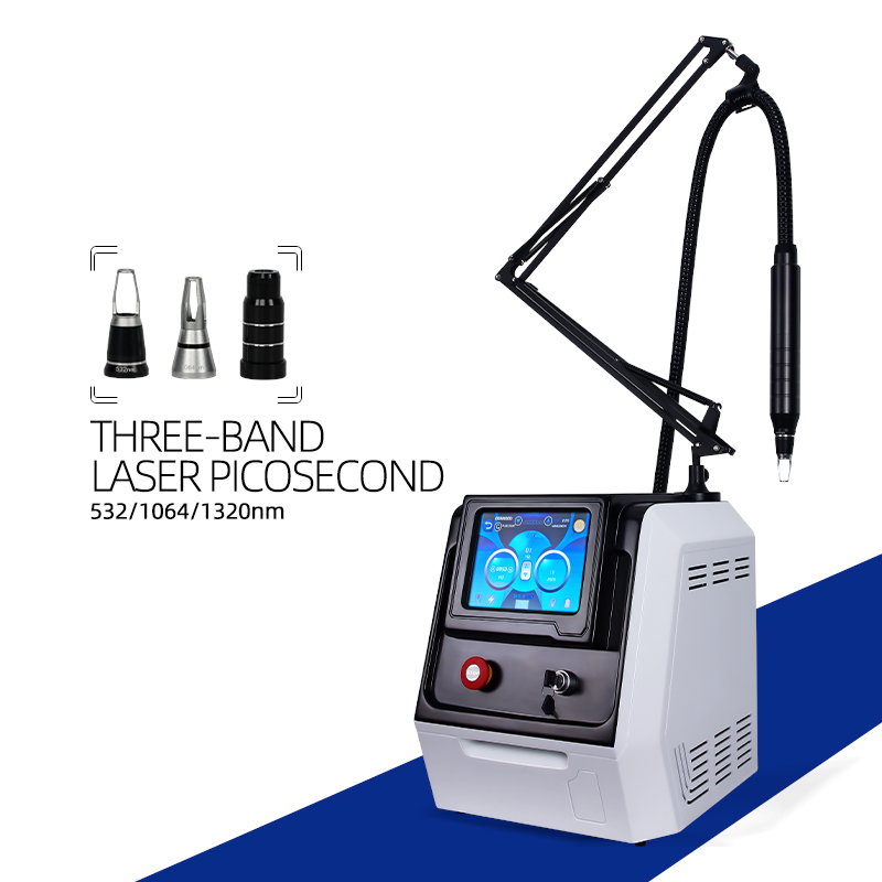 Three Wavelength Picosecond Laser Machine 532 1064 1320nm Tattoo Removal Device