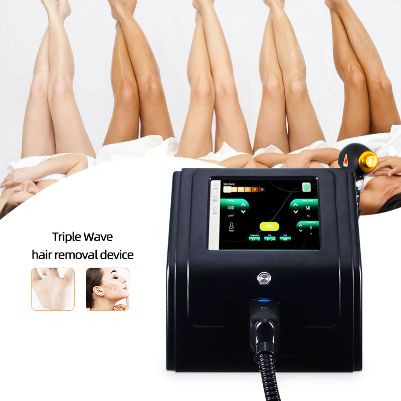 Triple Band IPL Hair Removal Machine with Cooling System