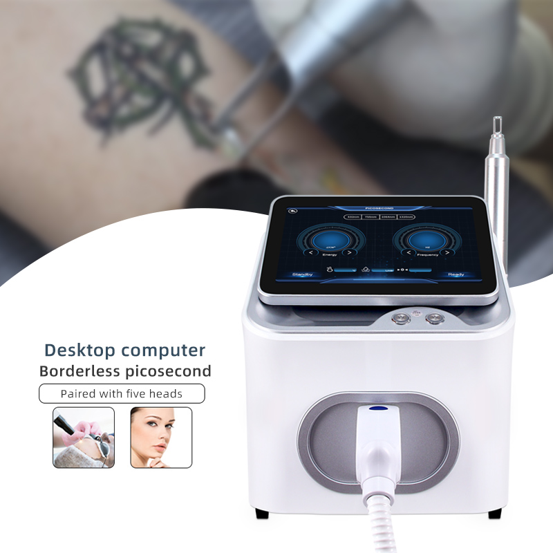 Desktop Picosecond Laser Tattoo Removal Machine 532/1064/1320nm Skin Rejuvenation Device