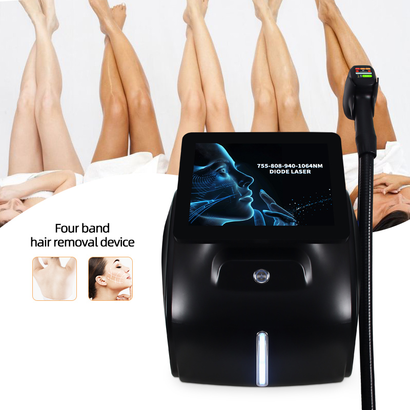 Four Band Diode Laser Hair Removal Machine 755/808/940/1064nm Professional Beauty Device