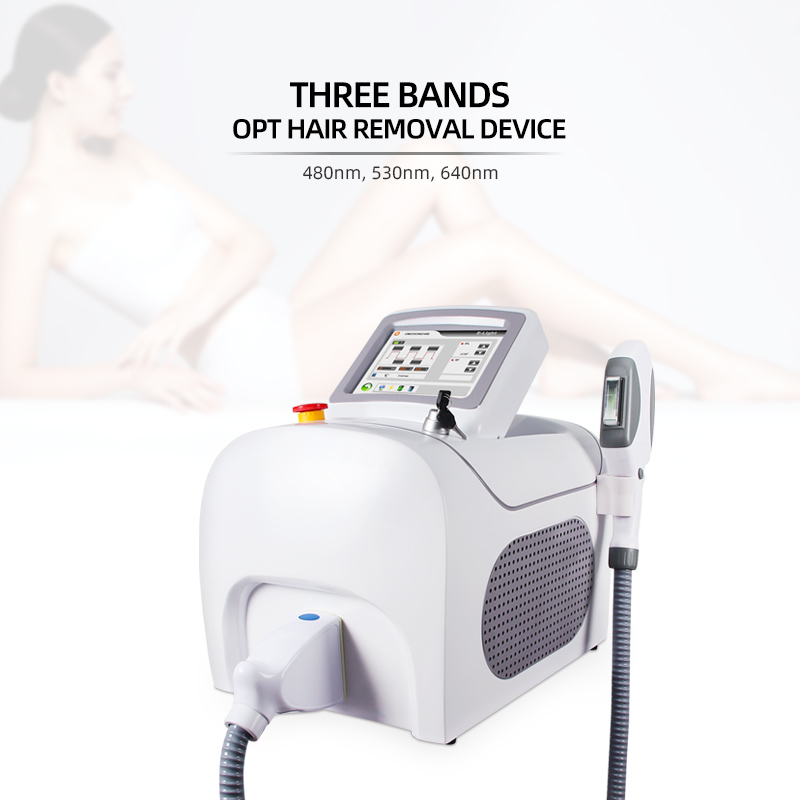 IPL Hair Removal Machine 480/530/640nm OPT SHR Skin Rejuvenation Device