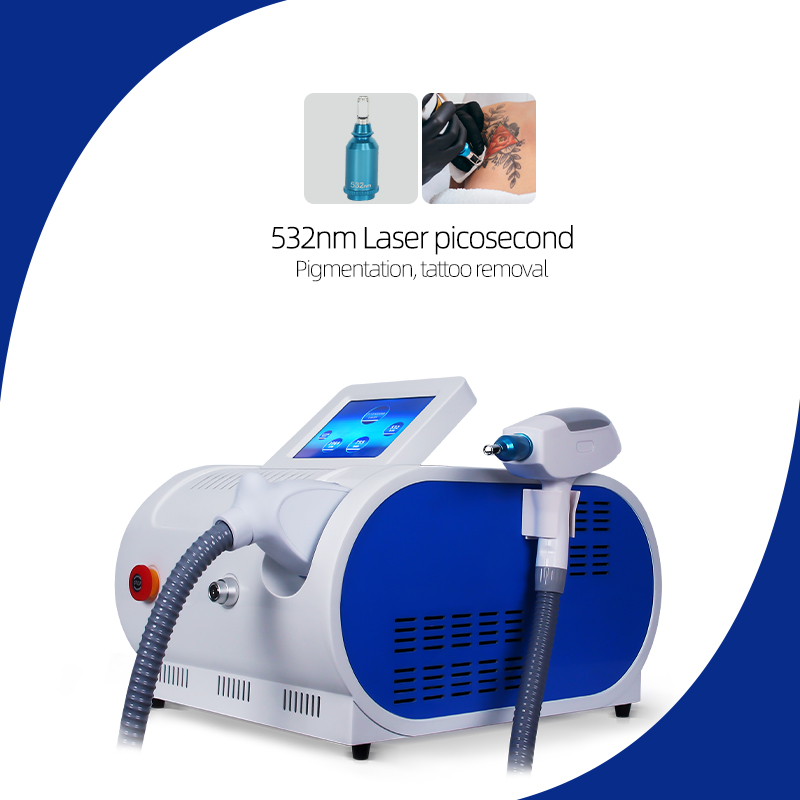 Three-Band Picosecond Laser Tattoo Removal Machine 532/1064/1320nm