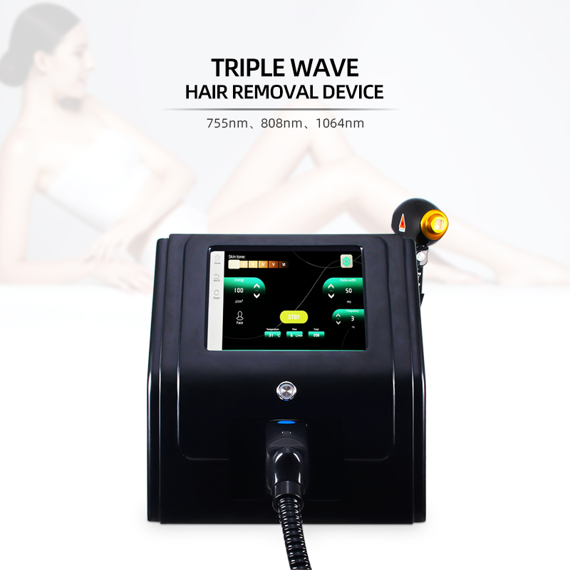 Triple Band IPL Hair Removal Machine with Cooling System