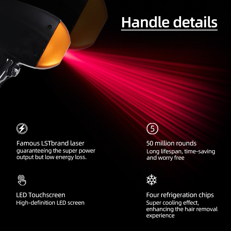 Vertical 2-in-1 Diode Laser Hair Removal and YAG Tattoo Removal Machine