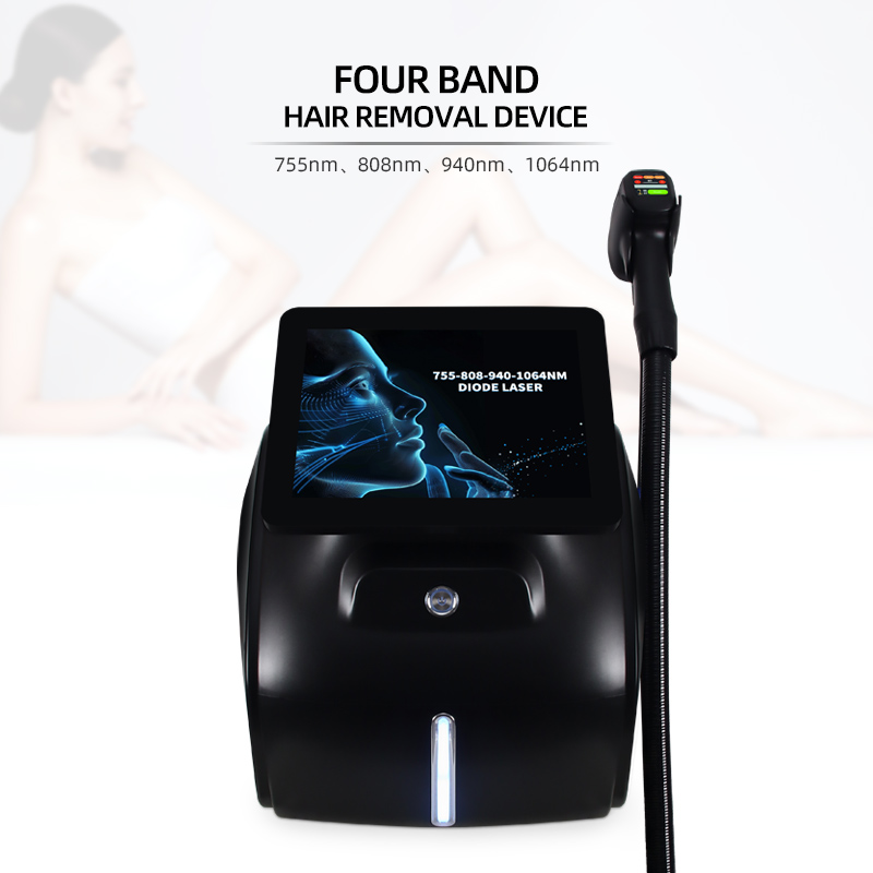 Four Band Diode Laser Hair Removal Machine 755/808/940/1064nm Professional Beauty Device