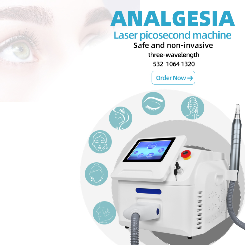 Picosecond Laser Machine 532 1064 1320nm Tattoo Removal Skin Rejuvenation Device